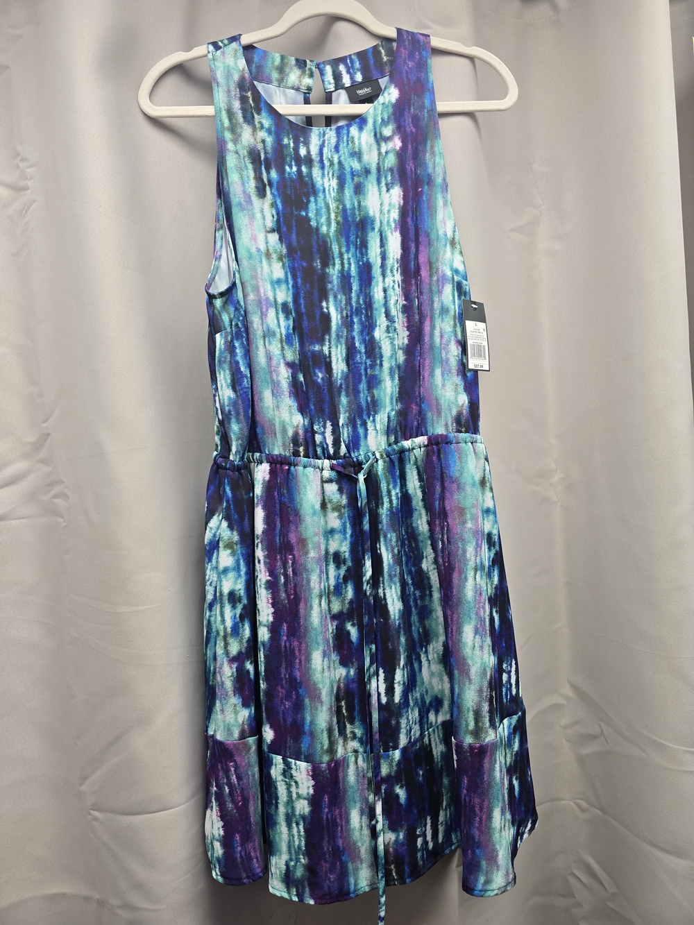 NWT Mossimi Women’s Blue Tie-Dye Dress - Picture 4 of 9